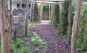 Janssen Beek en Donk tuin met Robinia pergola (10)